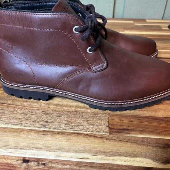 Cole Haan NWOB Midland Lug Sole Water Resistant Chukka Boots Men Size 7.5 New - Picture 13 of 13